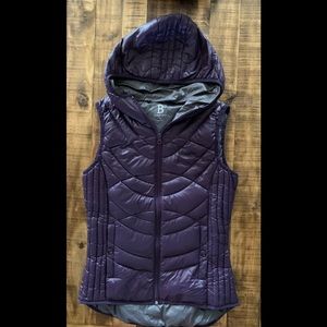 B by Bernardo Purple Puffer Vest